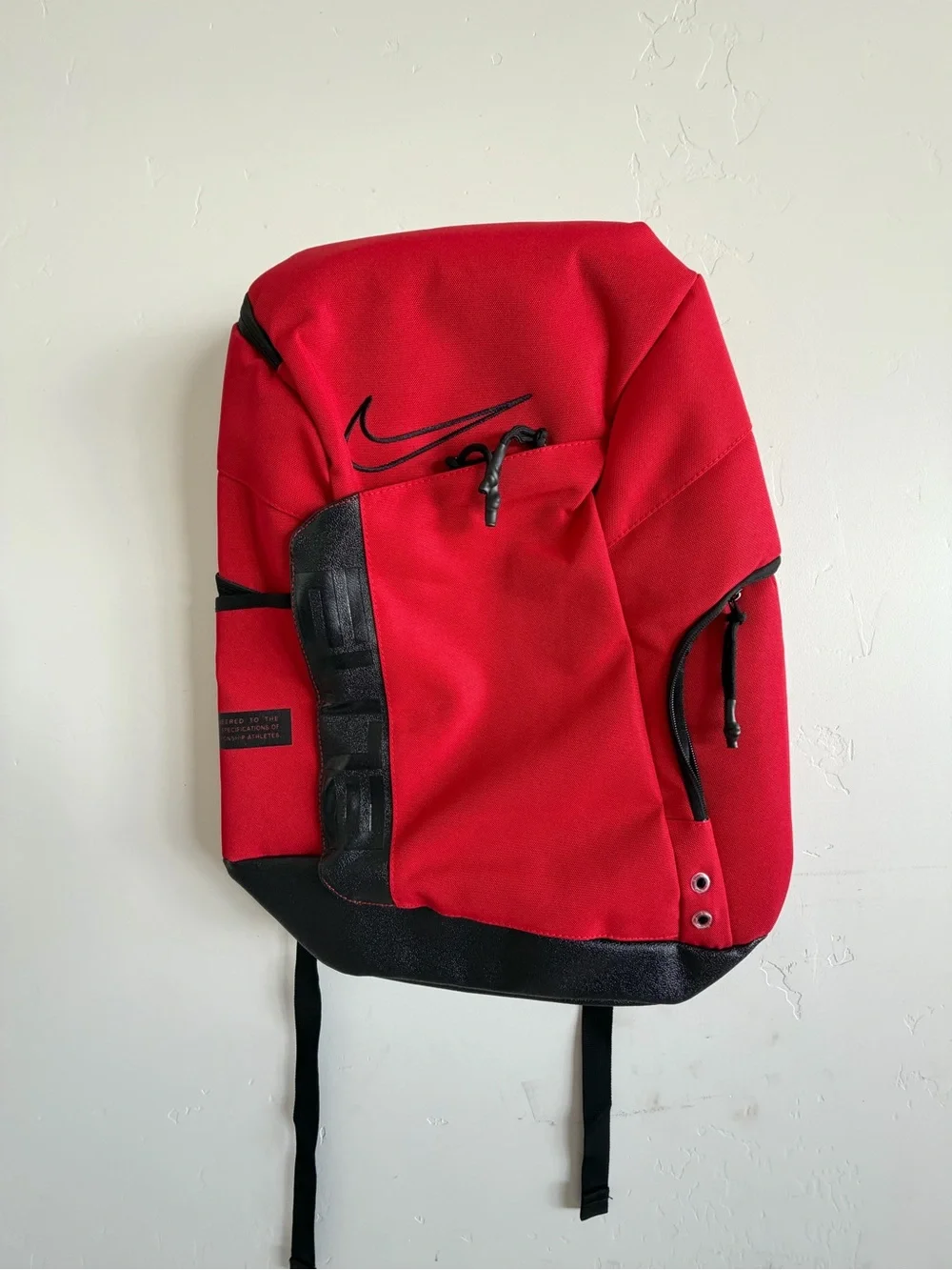 Nike Red Men's Backpack with Black Accents - Everyday Sports Carry